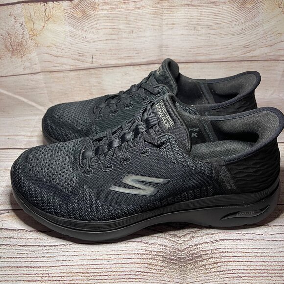 SKECHERS Men's Sz 10.5 Extra Wide Go Walk Arch Fit 2.0 Grand Hands Free Slip-In - Picture 1 of 9